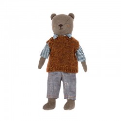Teddy dad with Shirt, slipover and pants