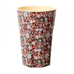 Tall melamine cup – Fall floral 400 ml