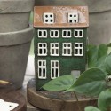 House f/tealight Nyhavn brown roof