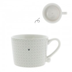 Cup White sm/Little Mosaic
