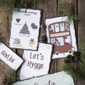 Metal sign Let's Hygge