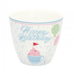 Latte Cup Alma birthday white