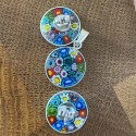 14mm Flower - medallion & earring