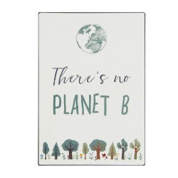 Metal sign There is no PLANET B