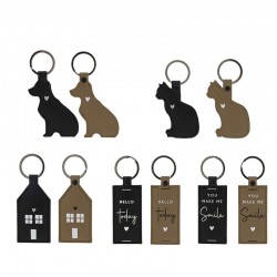 Kulcstartó Cat brown