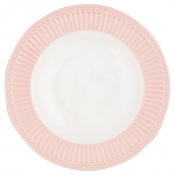 Deep plate Alice pale pink