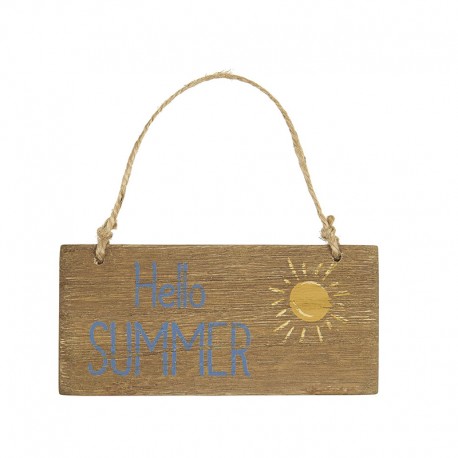 Fa dekorációs tábla Hello Summer Fa dekorációs tábla Hello Summer