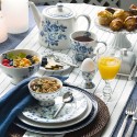 Porcelán teásbögre Harmony pale grey