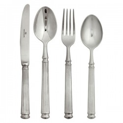 Cutlery dinner set of 4 pcs silver