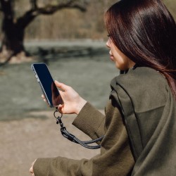 Mobiltelefon tartó zsinór Lovely grey