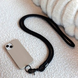 Mobiltelefon tartó zsinór Beautiful black