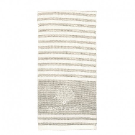 Törölköző Vive la Mer, sand 70 x 40 cm