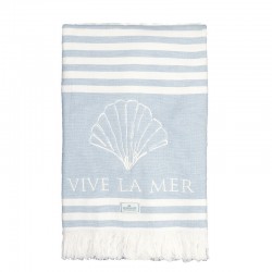 Pamut törölköző Vive la Mer, pale blue 140x70