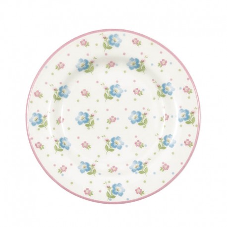 Porcelán mini tányér Rosalia white