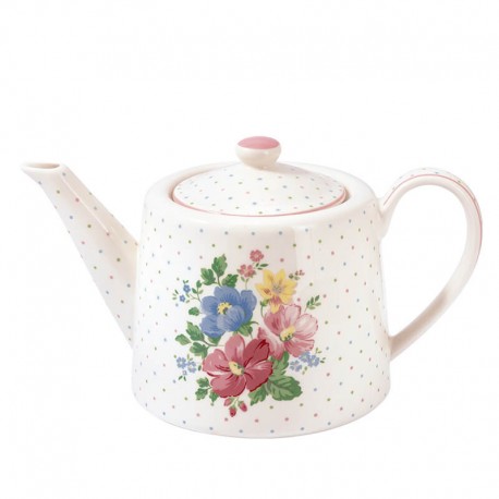 Porcelán teáskanna Josefina white 1l