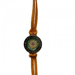 Millefiori karkötő – yellow