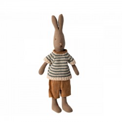 Rabbit size 1, Brown - Shirt and shorts