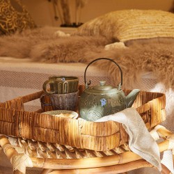 Porcelán teáskanna Rani green 1l