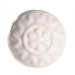 Porcelain knob Flower white