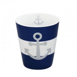 Mug, Dark Blue, Anchor