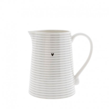 Porcelán kancsó Stripe black 0,5 l Porcelán kancsó Stripe black 0,5 l