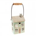 Hordozható kerámia lámpás ház