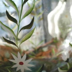 Üveg gyertyatartó - Edelweiss large