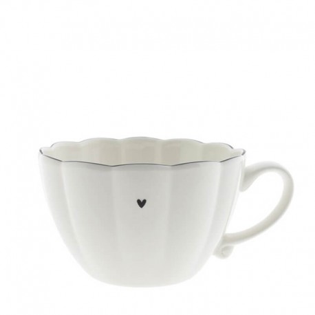 Porcelán leveses csésze Ruffle Porcelán leveses csésze Ruffle