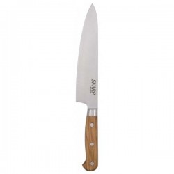 Skarp Steel Chef's Knife Olive Wood Handle