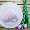 Kerámia nagytányér Alice pale pink