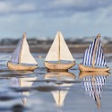 Dekorációs vitorlás fából Nautico - No3