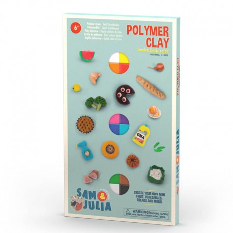 Polymer clay gyurma készlet – 12 alapszínnel