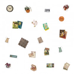 Matrica szett – Mouse Mansion Living Room