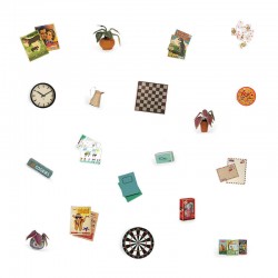 Matrica szett – Mouse Mansion Kids' Room