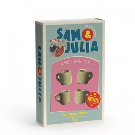 Miniatűr kiegészítő - Porcelán bögre szett