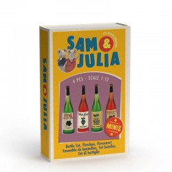 Miniatűr kiegészítő - Boros palackok