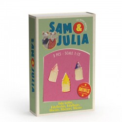 Miniatűr kiegészítő - Cumisüveg szett