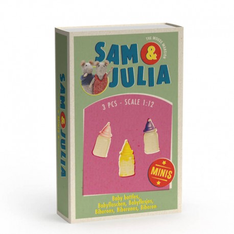 Miniatűr kiegészítő - Cumisüveg szett