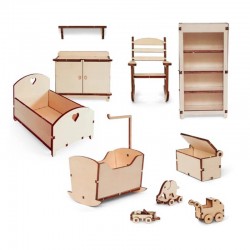 Bútorkészlet - DIY Babaszoba