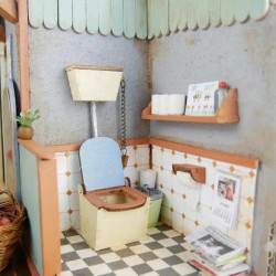 Karton Szoba DIY - Fürdőszoba