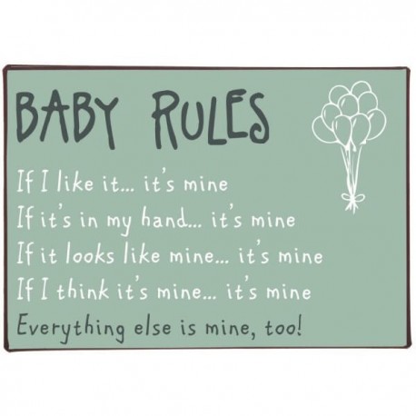 Ib Laursen Tábla – Baby Rules Ib Laursen Tábla – Baby Rules