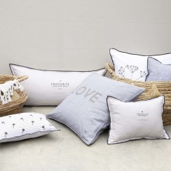 Párnahuzat Chambray Love 50×50