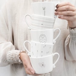 Porcelán bögre Let love grow