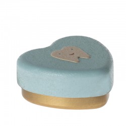 Fogtartó fémdoboz, mini - blue