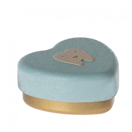 Fogtartó fémdoboz, mini - blue