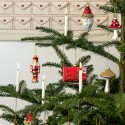 Karácsonyfadísz xmas letter red