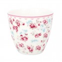 Porcelán latte bögre Elsy white