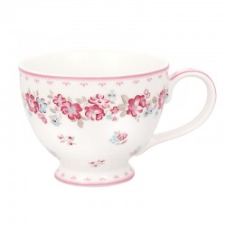 Porcelán teásbögre Elba white