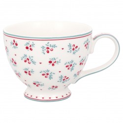 Porcelán teásbögre Belia white