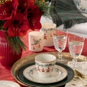 Porcelán latte bögre Juana white